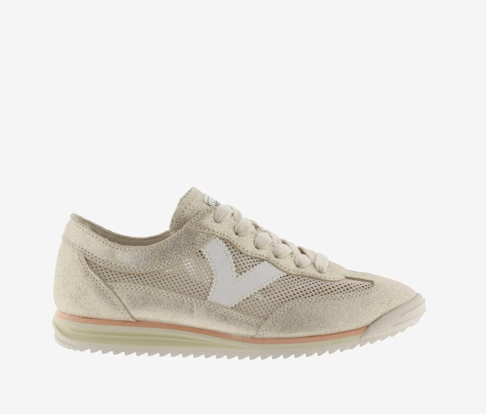 NEW VICTORIA women's saturno sneaker in platinum